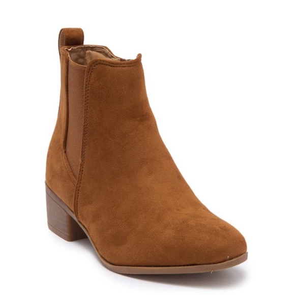 NEW Top Moda Tan Brown Booties - Picture 2 of 15